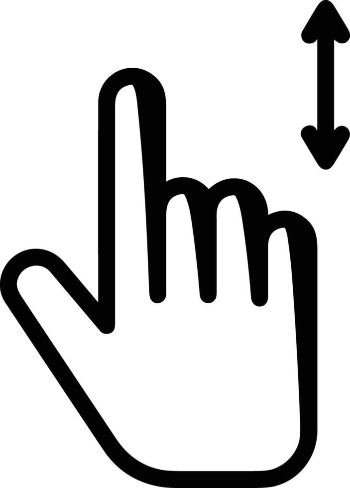 Hand icon symbol image illustration vector