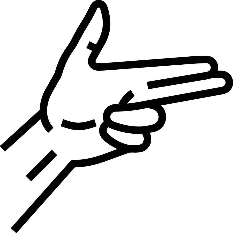 Hand icon symbol image illustration vector