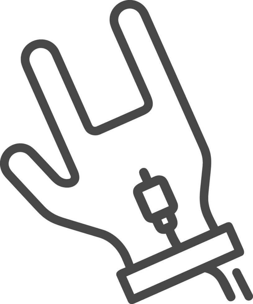 Hand icon symbol image illustration vector