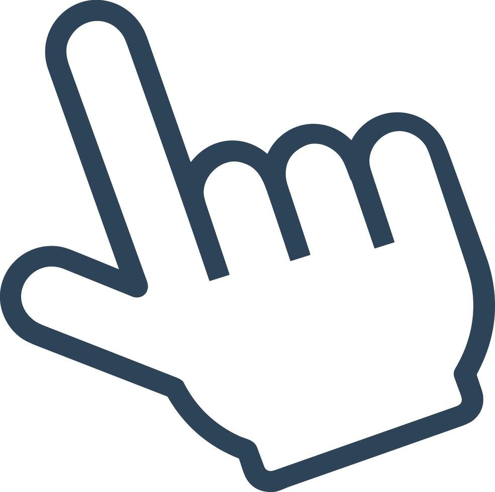 Hand icon symbol image illustration vector