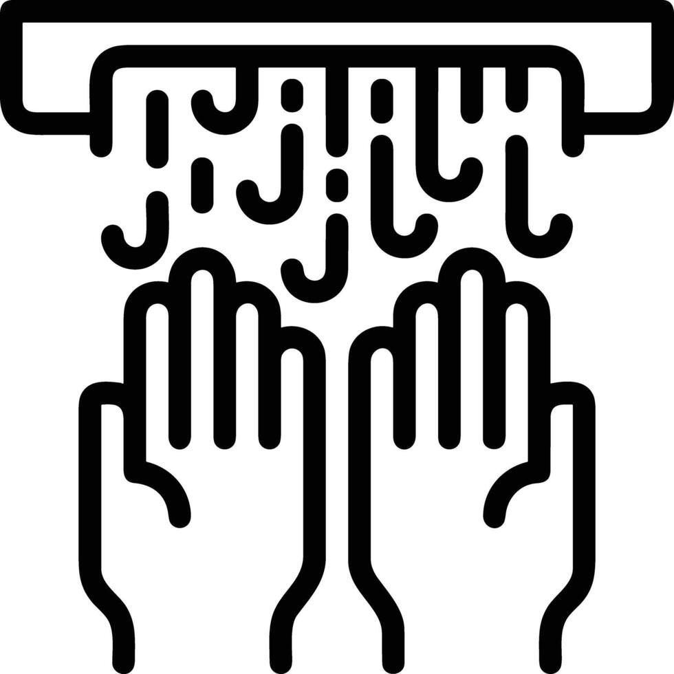 Hand icon symbol image illustration vector