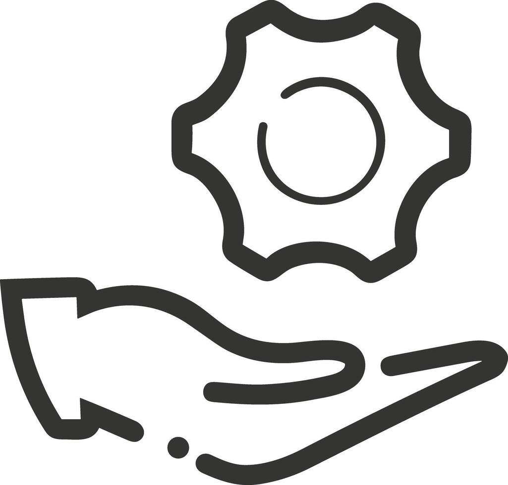 Hand icon symbol image illustration vector