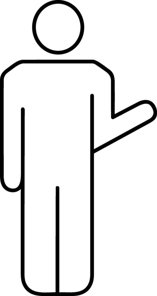 Hand icon symbol image illustration vector