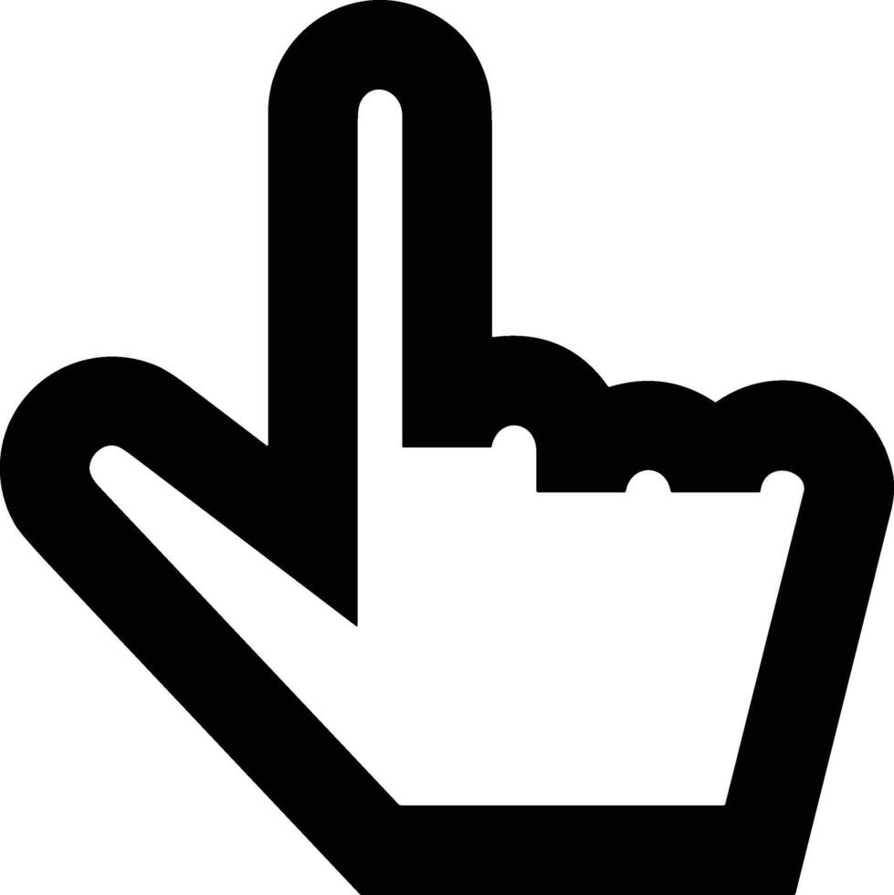 Hand icon symbol image illustration vector