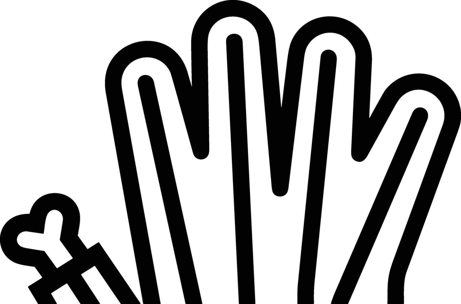 Hand icon symbol image illustration vector