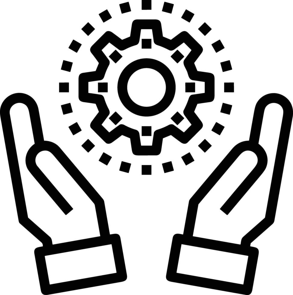 Hand icon symbol image illustration vector