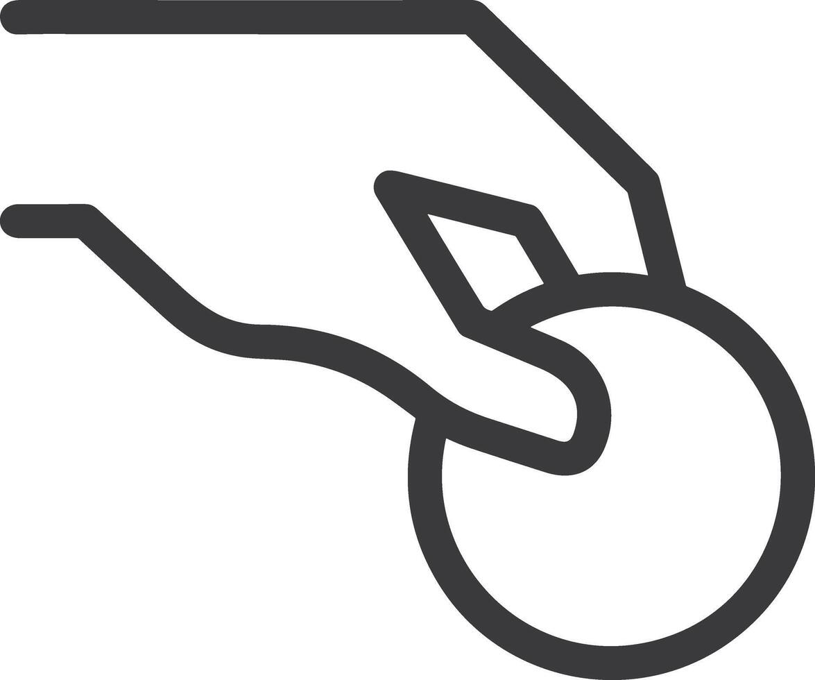 Hand icon symbol image illustration vector