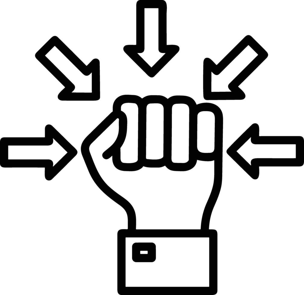 Hand icon symbol image illustration vector