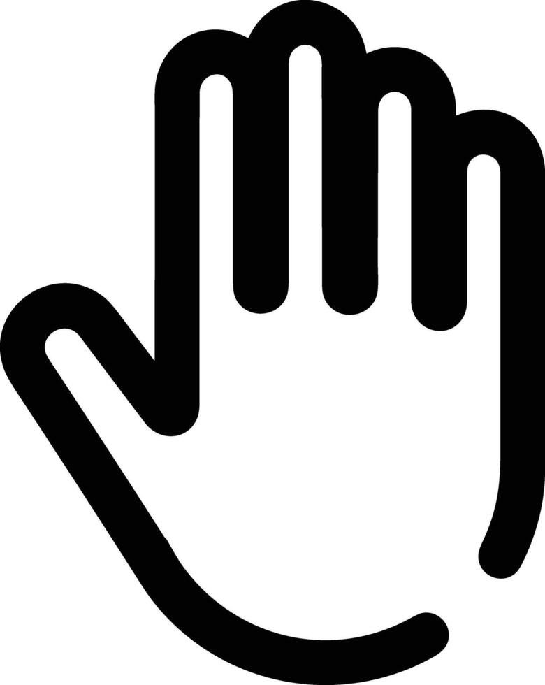 Hand icon symbol image illustration vector