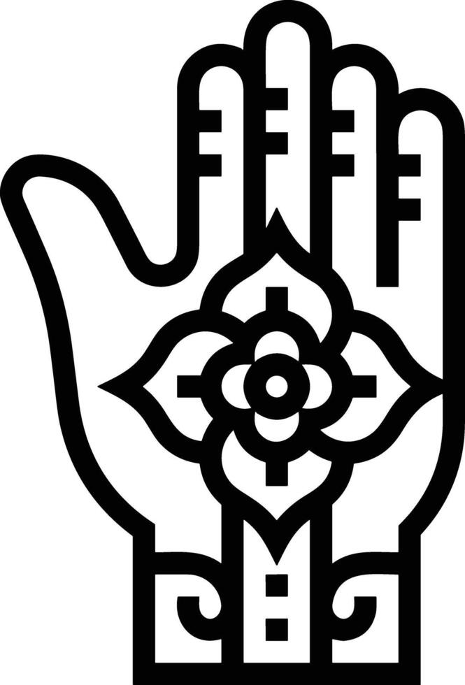 Hand icon symbol image illustration vector
