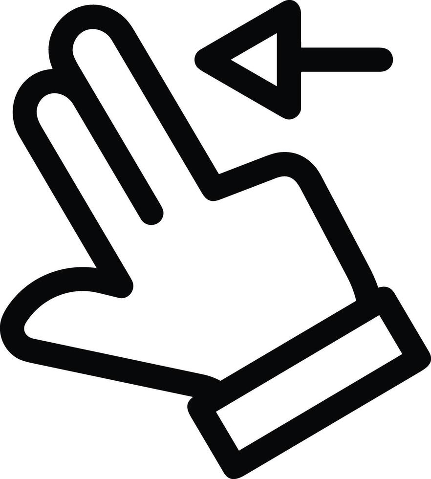 Hand icon symbol image illustration vector