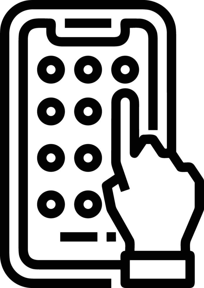 Hand icon symbol image illustration vector