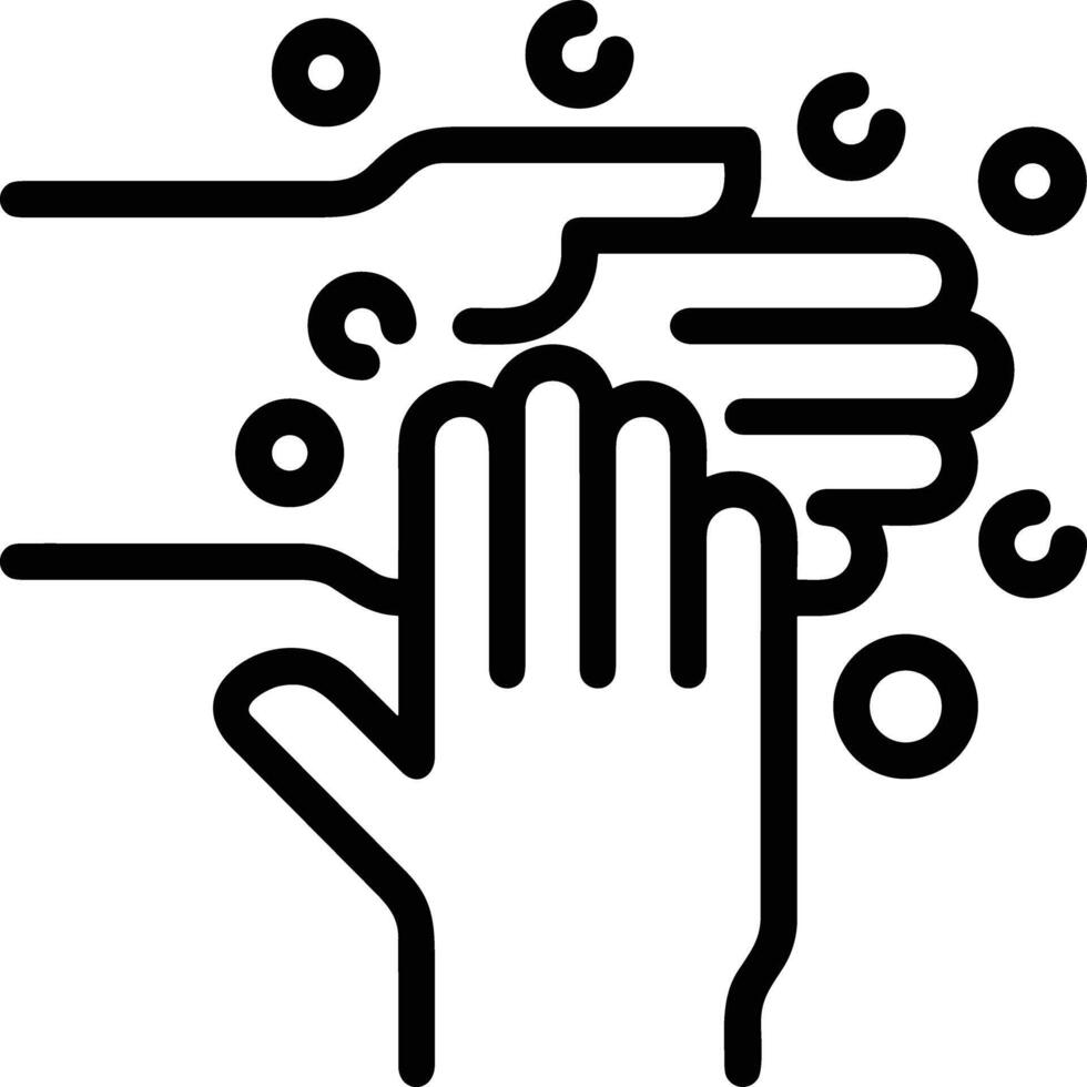 Hand icon symbol image illustration vector