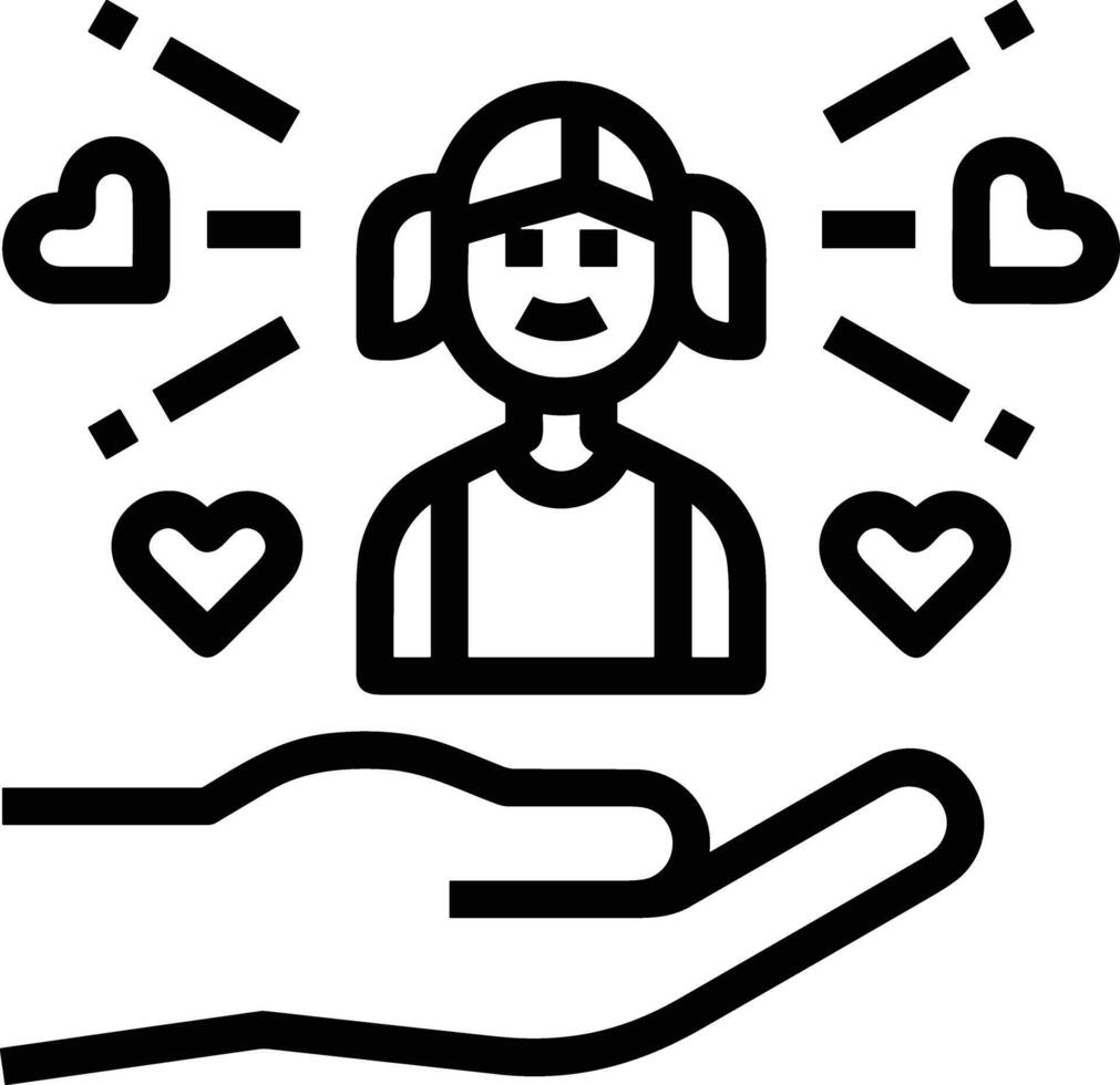 Hand icon symbol image illustration vector