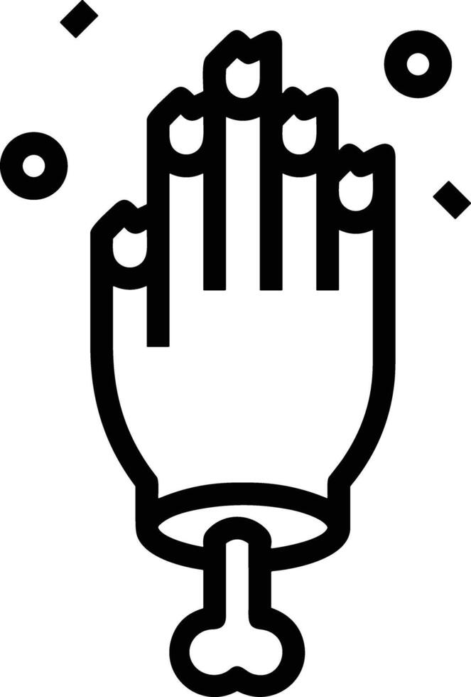 Hand icon symbol image illustration vector