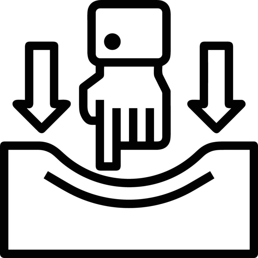 Hand icon symbol image illustration vector