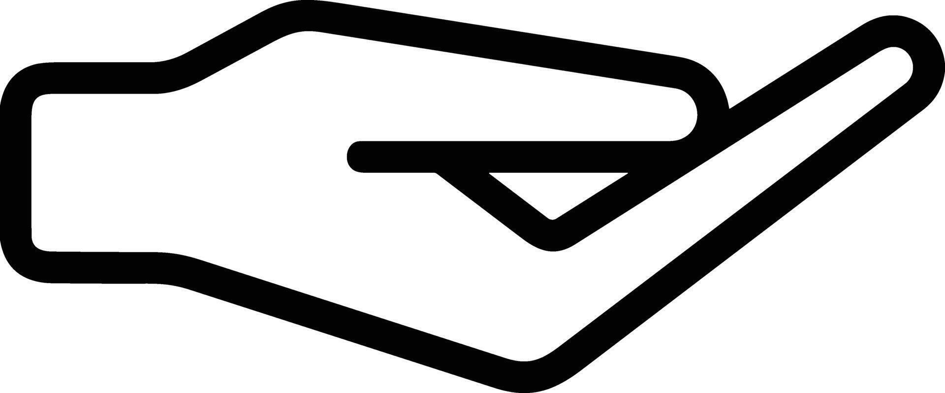 Hand icon symbol image illustration vector