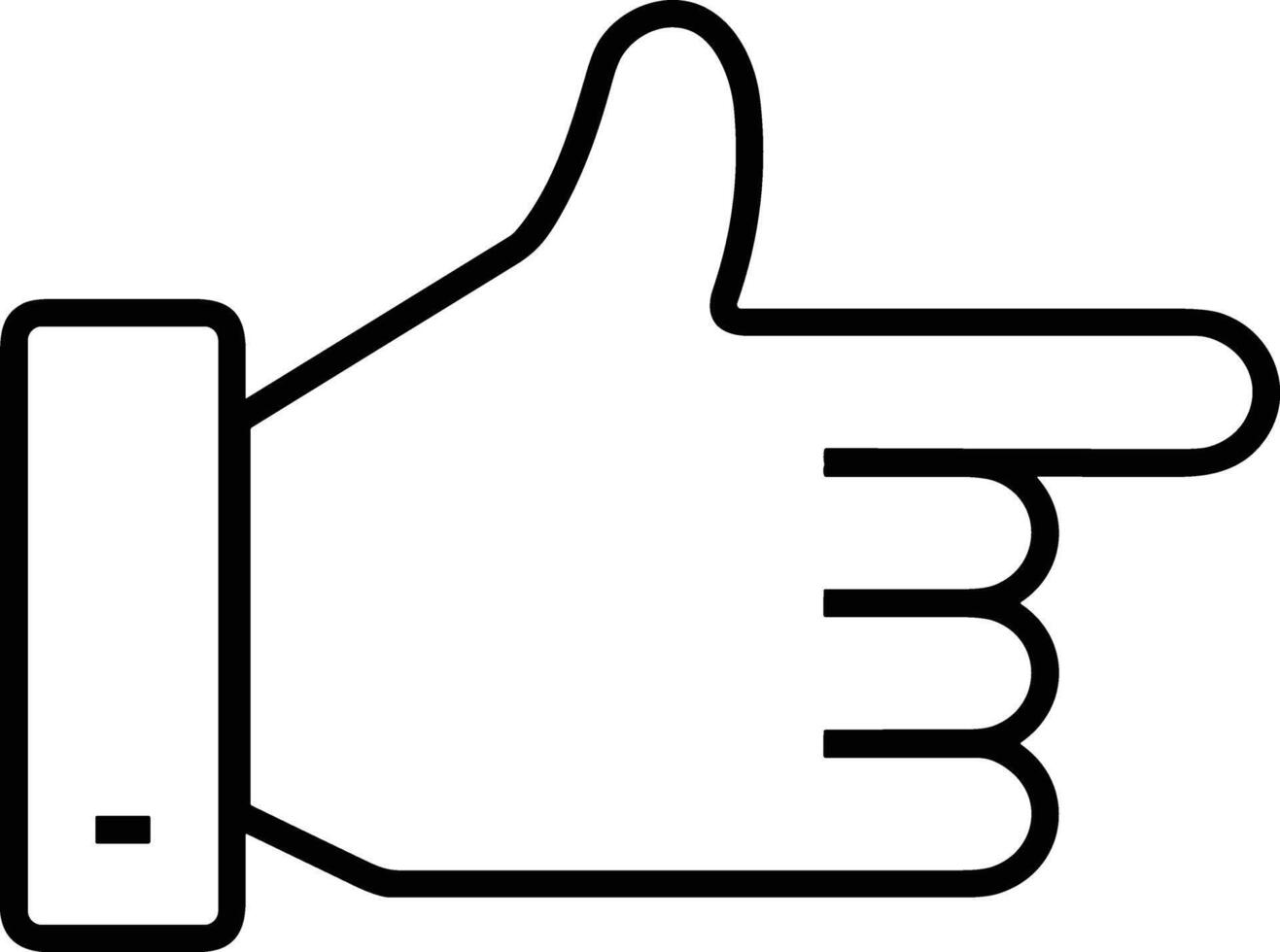 Hand icon symbol image illustration vector