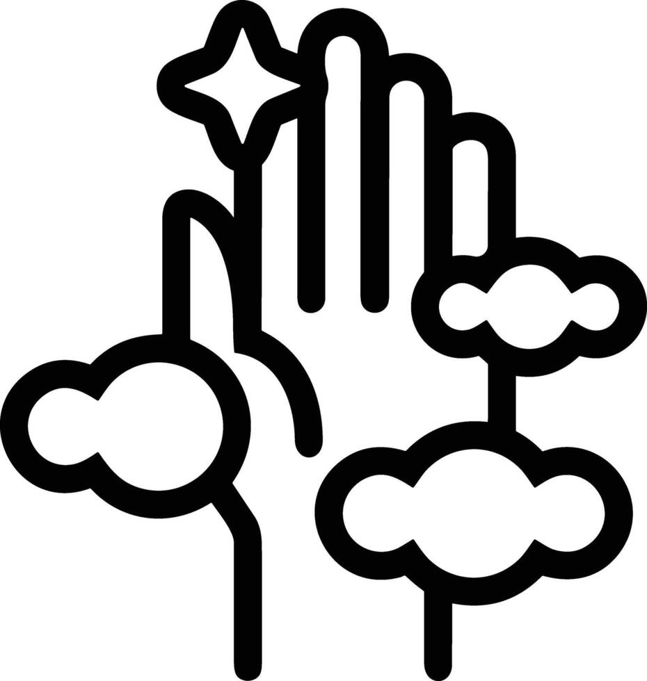 Hand icon symbol image illustration vector