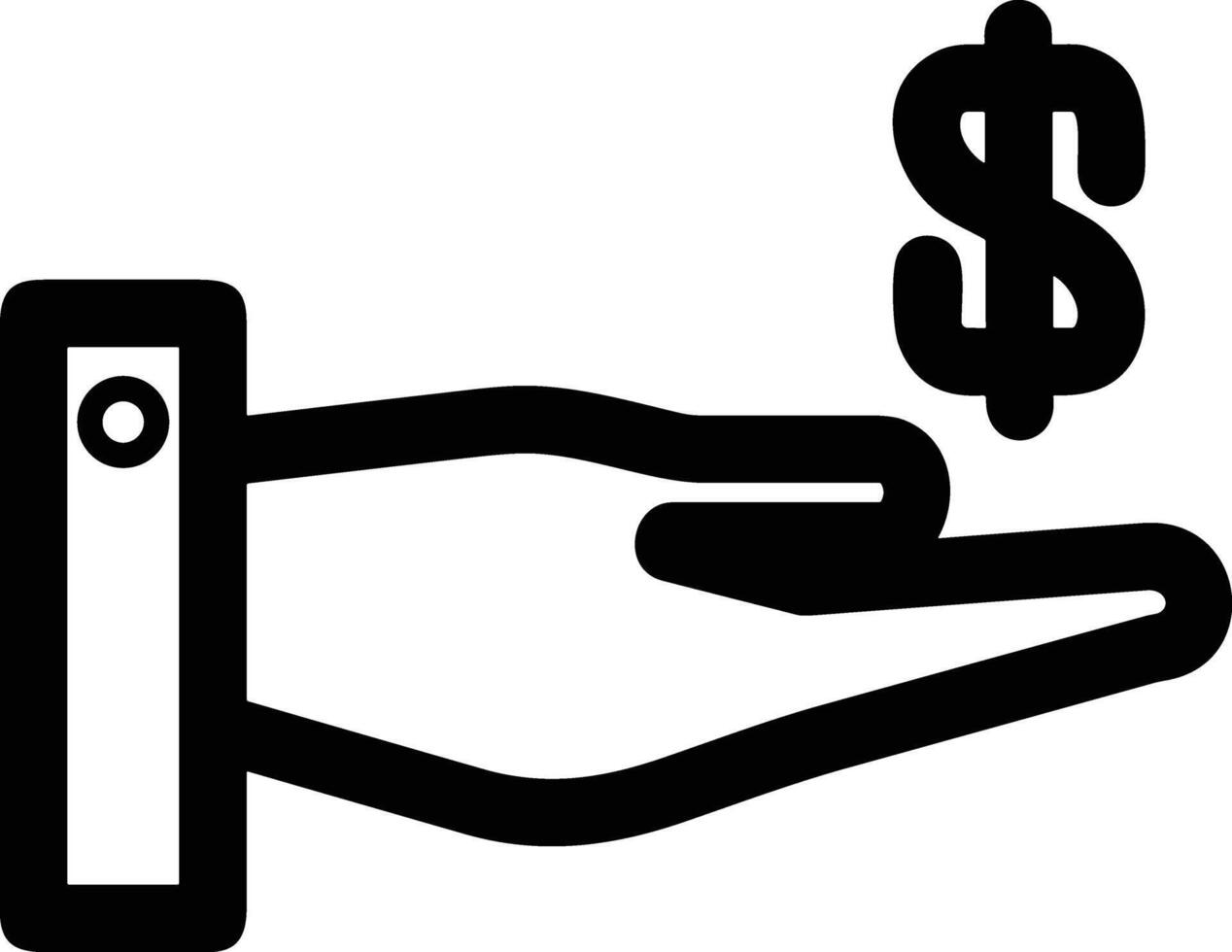 Hand icon symbol image illustration vector