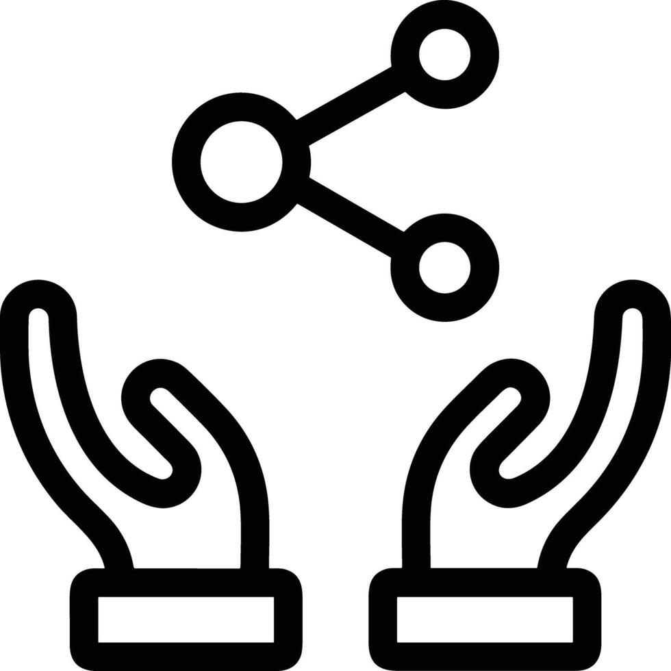 Hand icon symbol image illustration vector