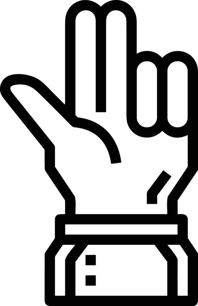 Hand icon symbol image illustration vector