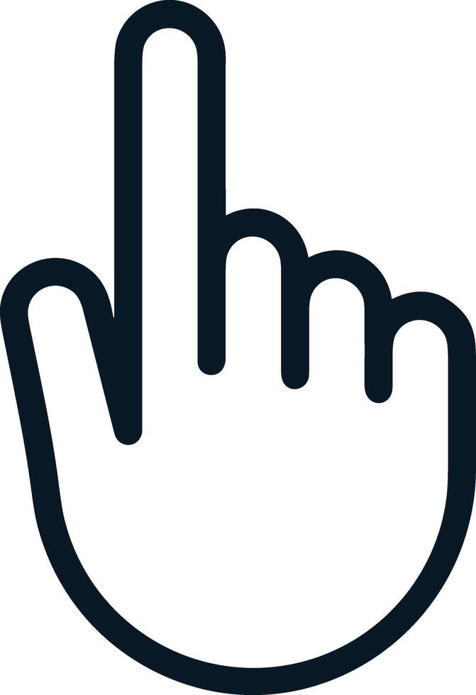 Hand icon symbol image illustration vector