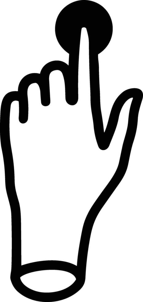 Hand icon symbol image illustration vector