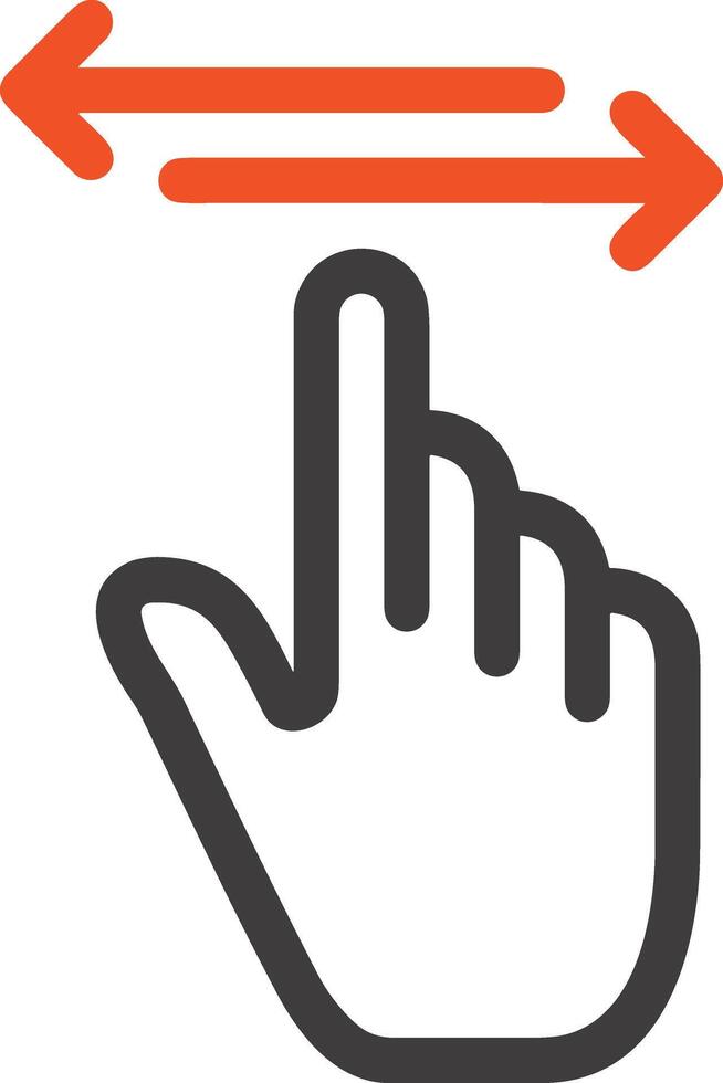 Hand icon symbol image illustration vector