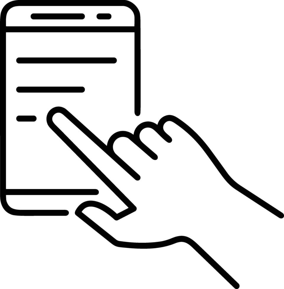 Hand icon symbol image illustration vector