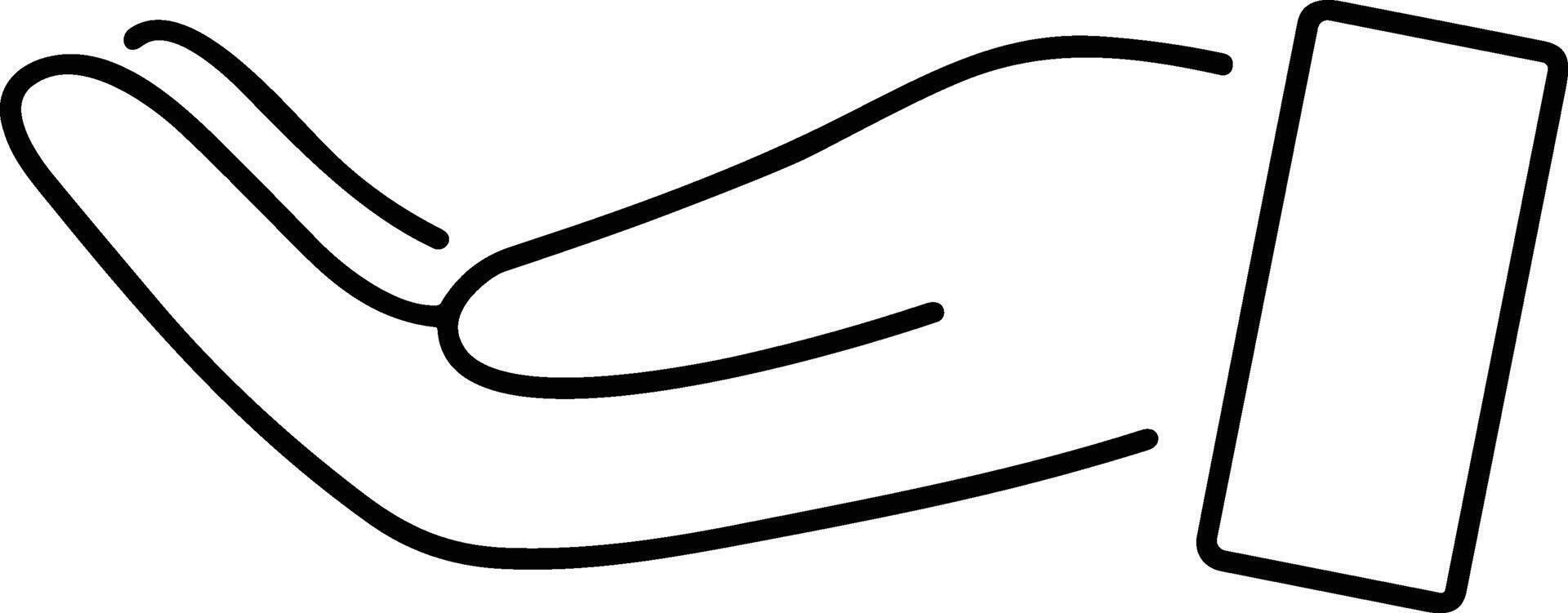 Hand icon symbol image illustration vector