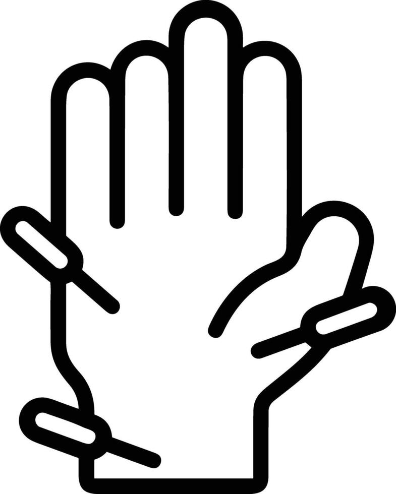 Hand icon symbol image illustration vector