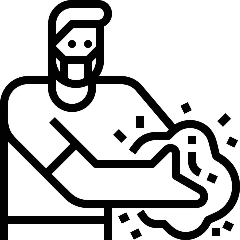 Hand icon symbol image illustration vector