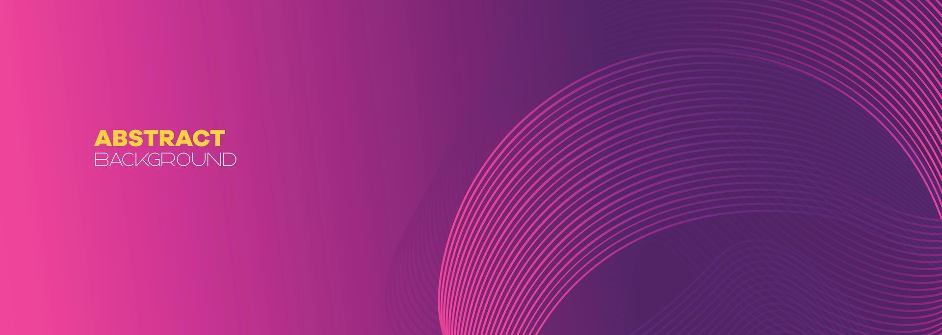 Abstract pink, purple and violet gradient wave line web background. Orange, red smooth element swoosh speed wave modern stream background for banner, wallpaper, brochure, booklet vector