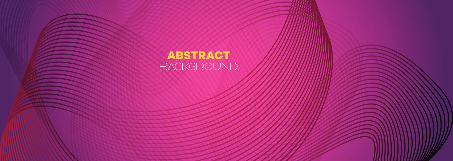 Abstract pink, purple and violet gradient wave line web background. Orange, red smooth element swoosh speed wave modern stream background for banner, wallpaper, brochure, booklet vector