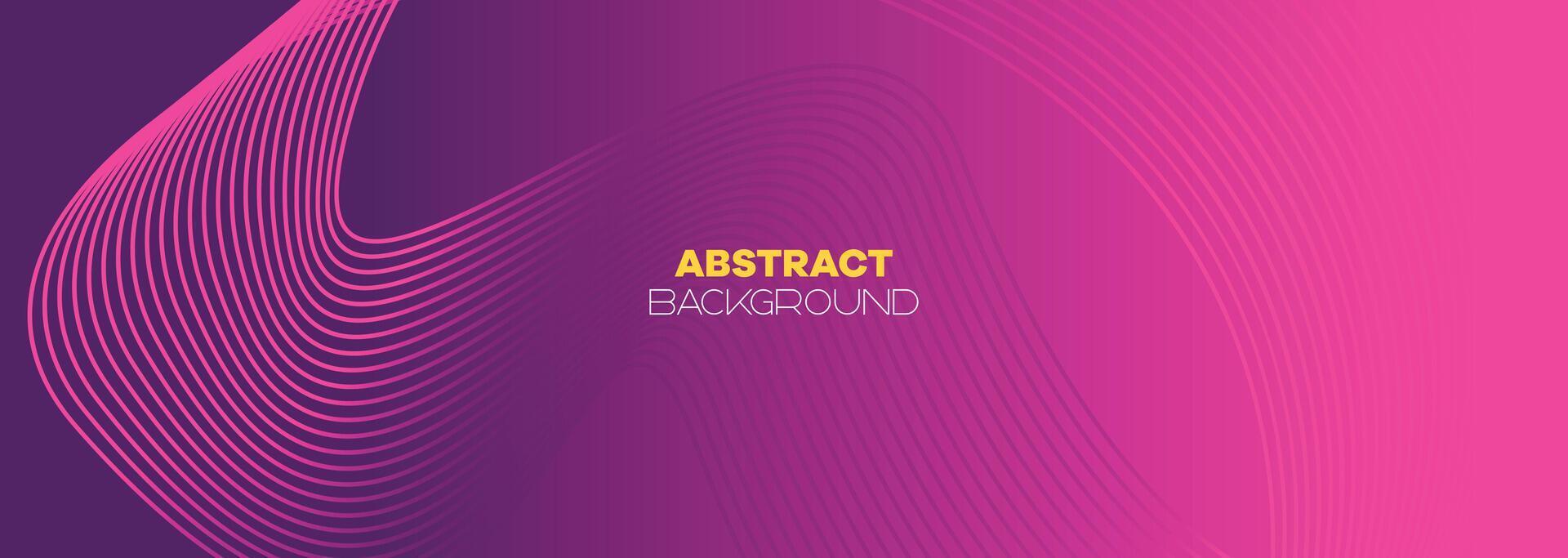 Abstract pink, purple and violet gradient wave line web background. Orange, red smooth element swoosh speed wave modern stream background for banner, wallpaper, brochure, booklet vector