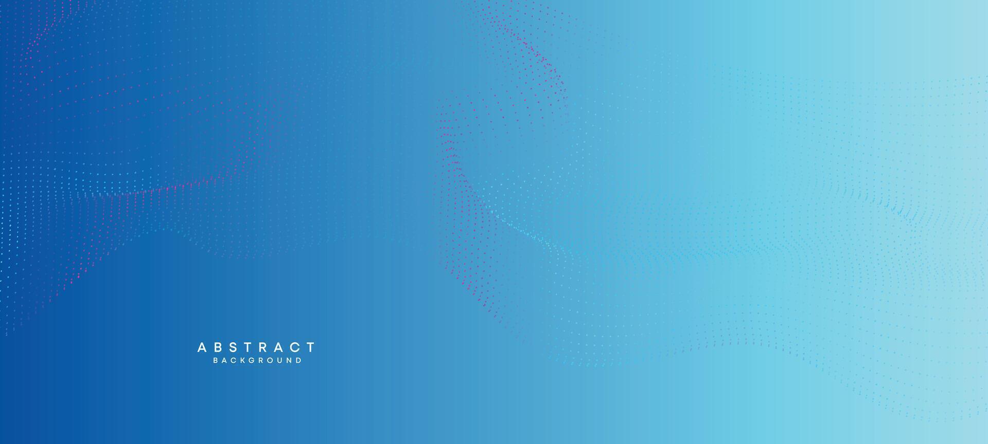 Abstract Navy Blue, Green Gradient Flowing Dot Waving Particle Geometric Technology Background. Sky Blue, Teal, Ocean Gradient Futuristic Dotted Wave Background For Science, cover, website, header vector