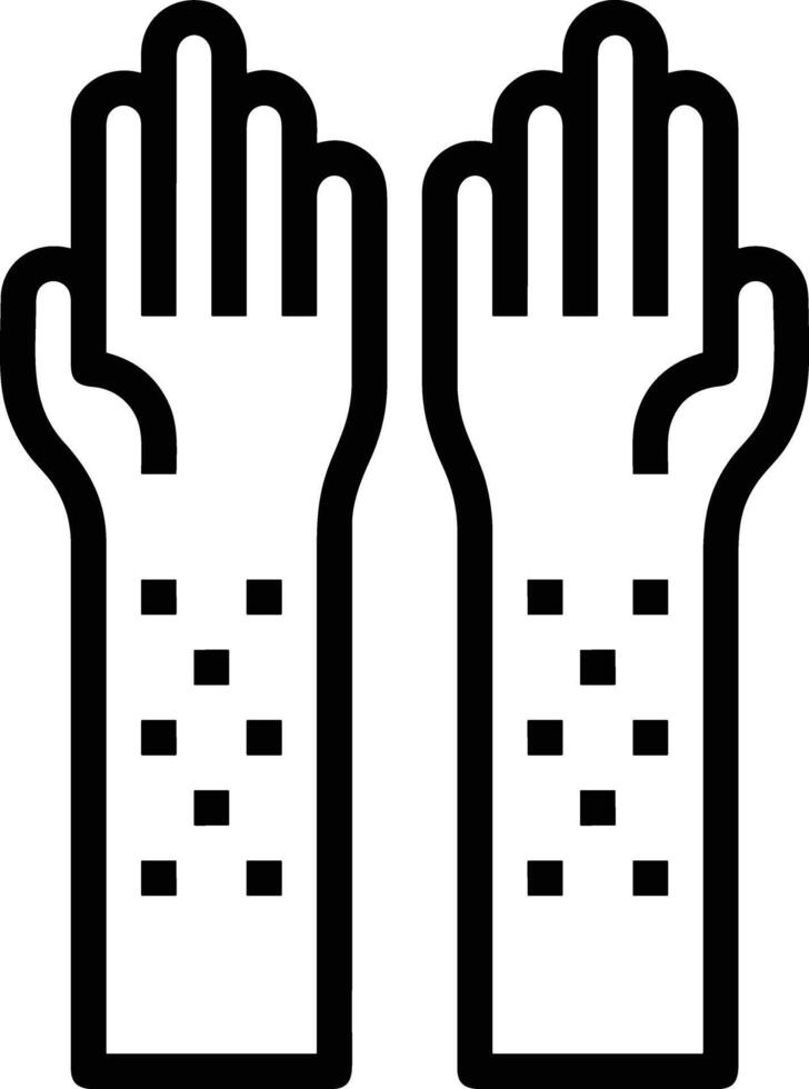 Hand icon symbol image illustration vector