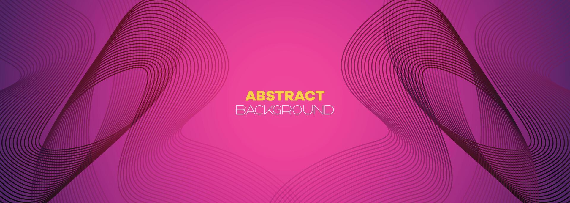 Abstract pink, purple and violet gradient wave line web background. Orange, red smooth element swoosh speed wave modern stream background for banner, wallpaper, brochure, booklet vector