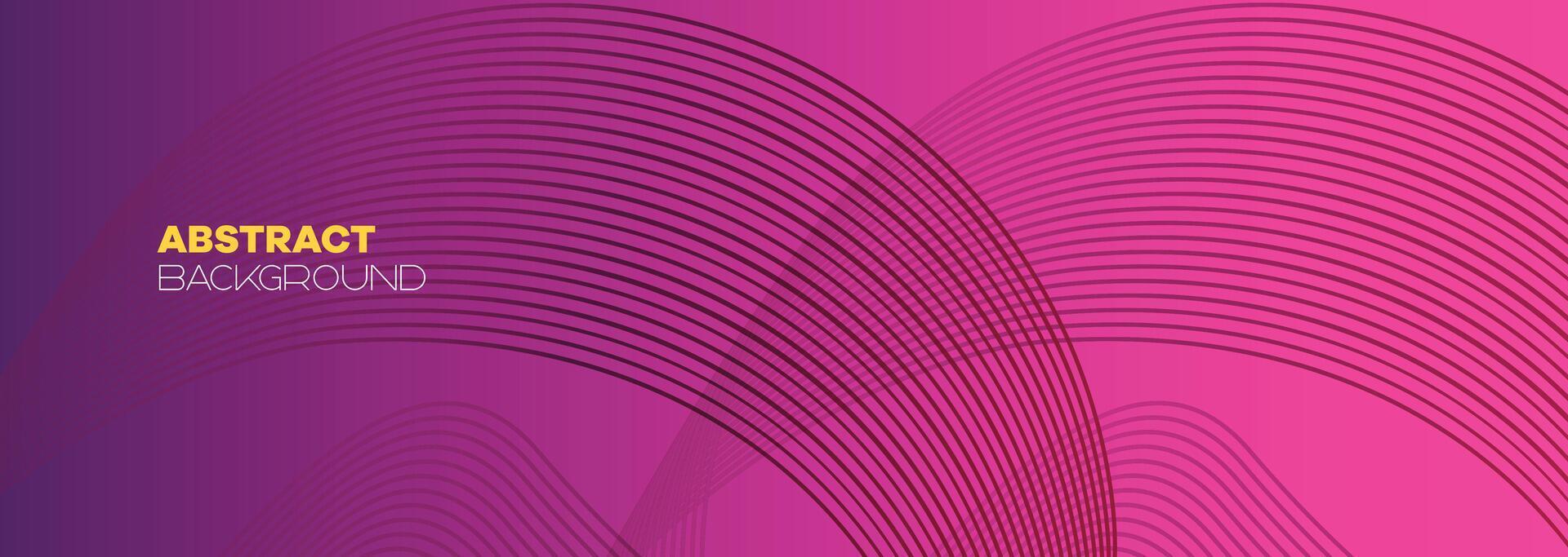 Abstract pink, purple and violet gradient wave line web background. Orange, red smooth element swoosh speed wave modern stream background for banner, wallpaper, brochure, booklet vector