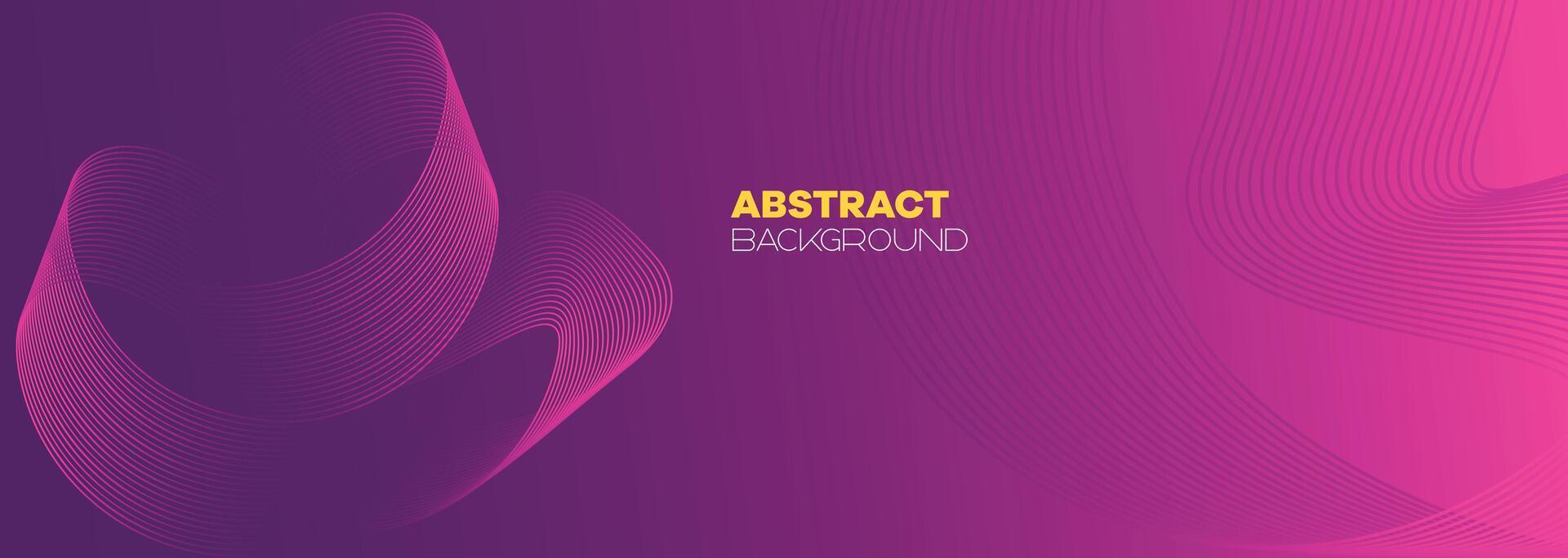 Abstract pink, purple and violet gradient wave line web background. Orange, red smooth element swoosh speed wave modern stream background for banner, wallpaper, brochure, booklet vector