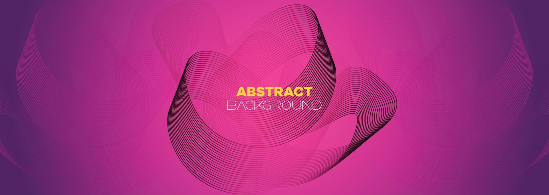 Abstract pink, purple and violet gradient wave line web background. Orange, red smooth element swoosh speed wave modern stream background for banner, wallpaper, brochure, booklet vector