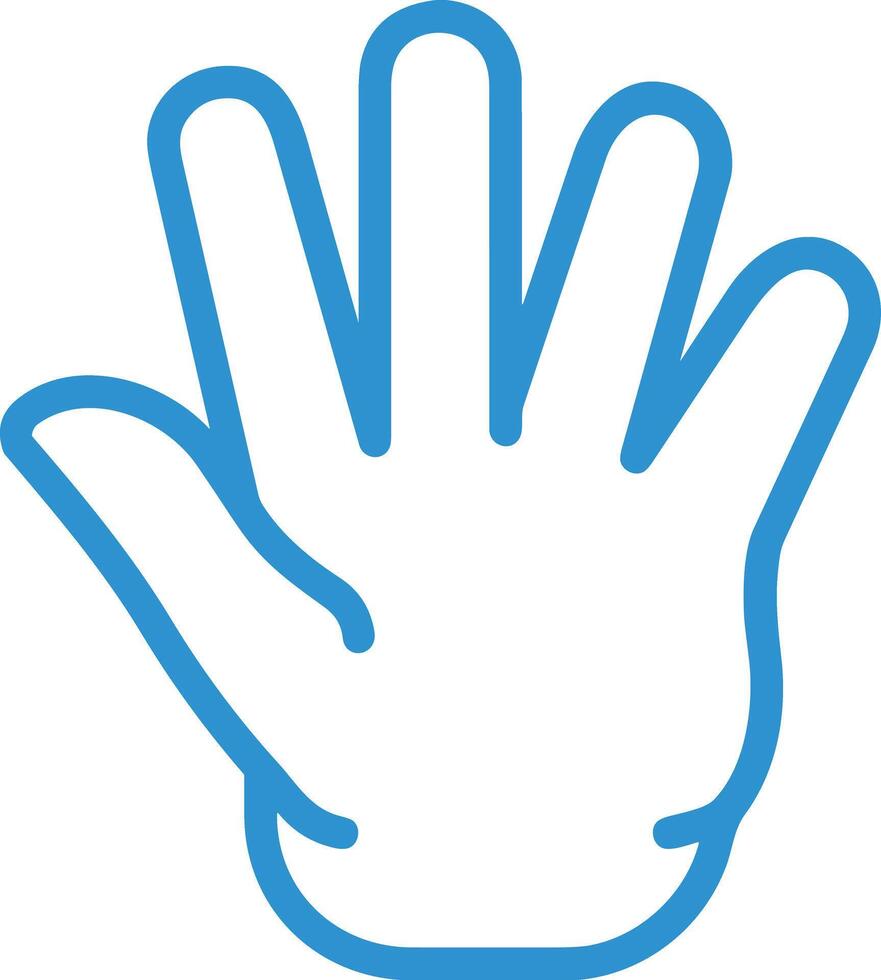 Hand icon symbol image illustration vector