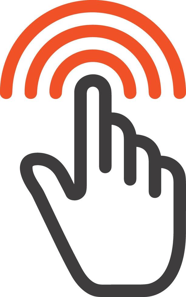 Hand icon symbol image illustration vector