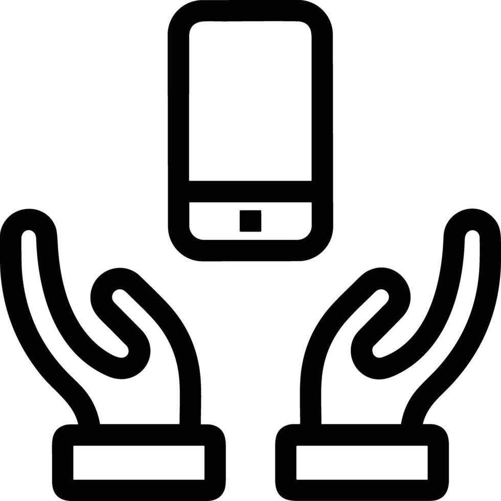 Hand icon symbol image illustration vector