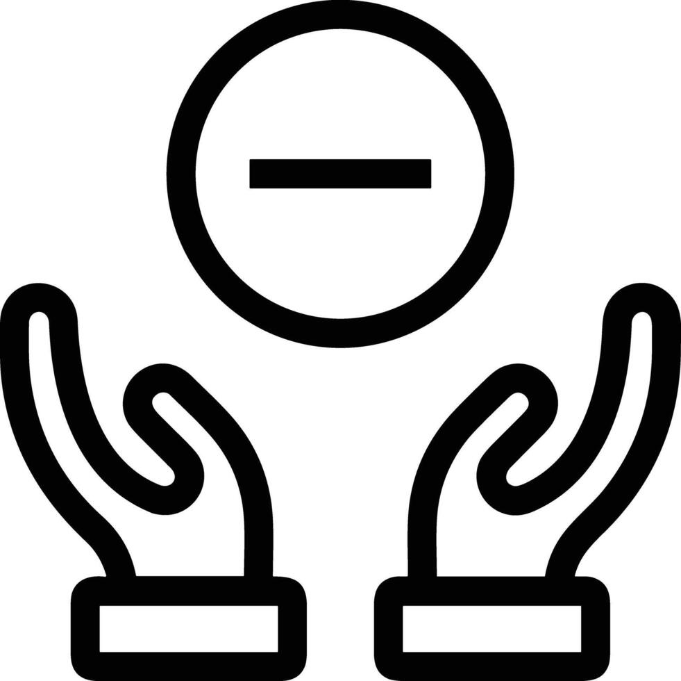 Hand icon symbol image illustration vector