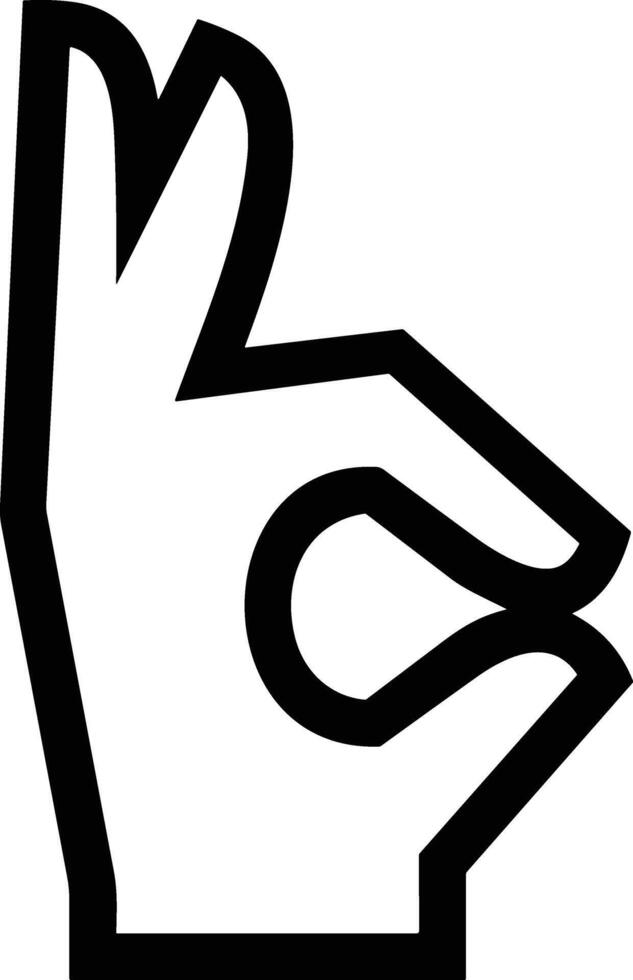Hand icon symbol image illustration vector