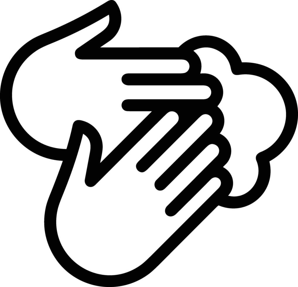 Hand icon symbol image illustration vector