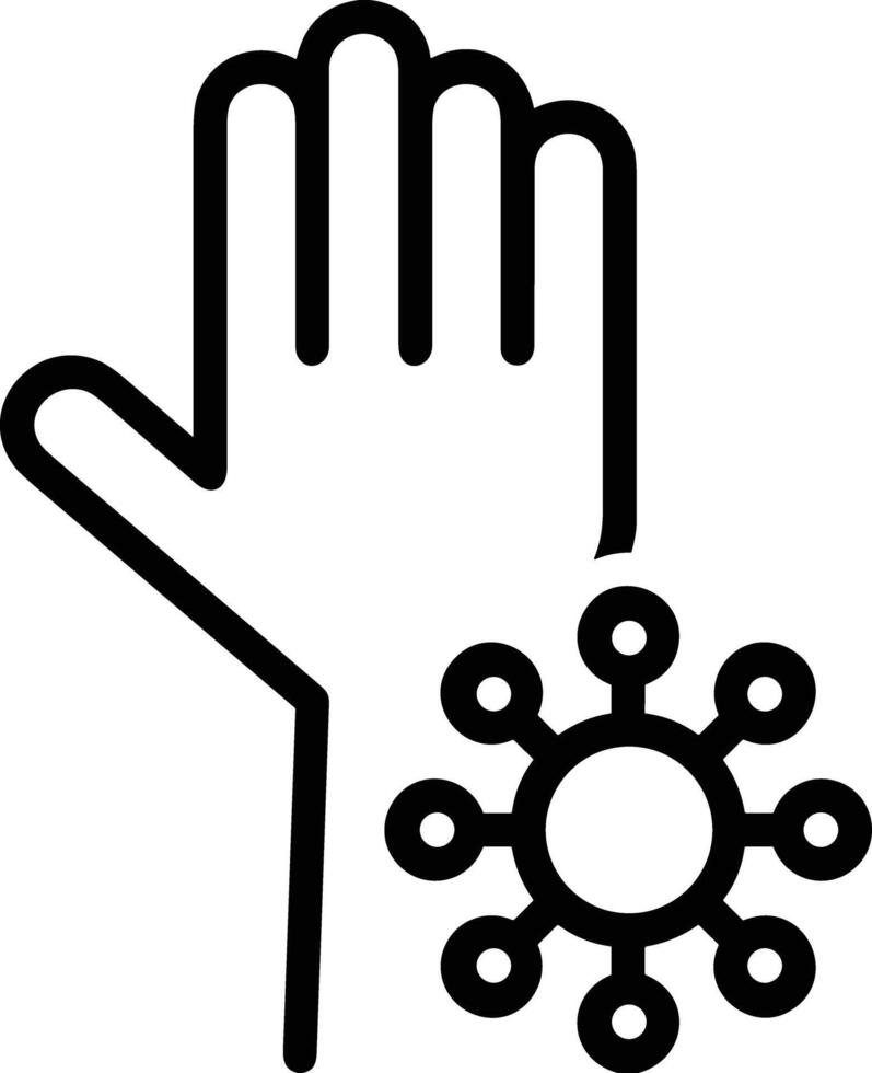 Hand icon symbol image illustration vector