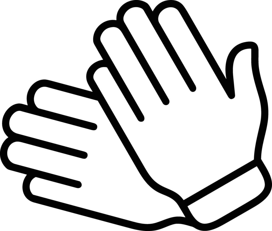 Hand icon symbol image illustration vector
